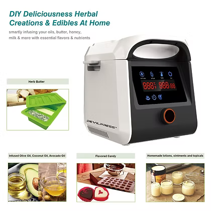 DEVIL PRESS™ DECARBOXYLATOR & OIL INFUSER
