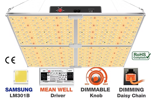 DEVIL GROW™  DG-4000 450W LED Commercial Grow Light Samsung led LM301B Indoor IP